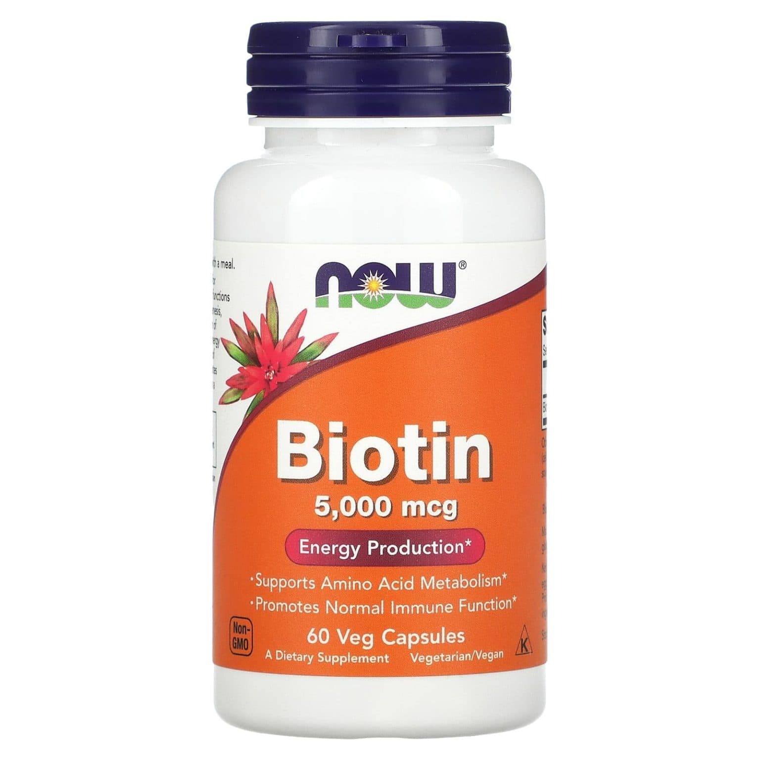 Now Foods Biotin 5000mcg Capsules